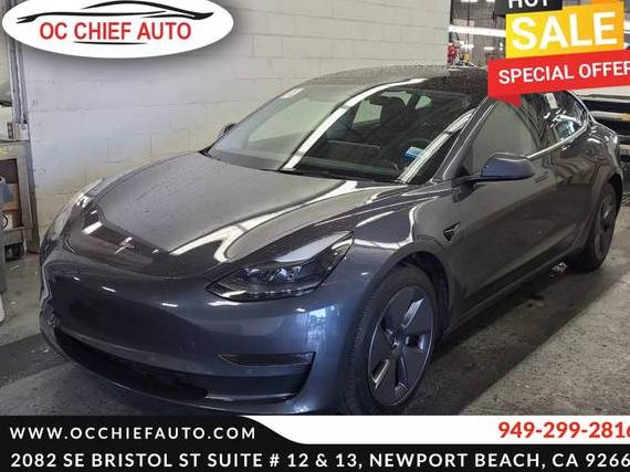 TESLA MODEL 3 2022 5YJ3E1EB4NF255581 image